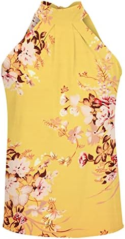 Ženska majica bez rukava jesenska ljetna odjeća Y2K grafička cvjetna Plisirana Lounge Top Tee za tinejdžerke Vu VU