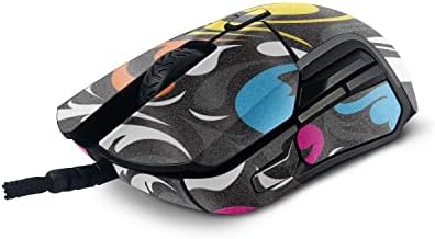MightySkins Glossy Glitter Skin kompatibilan sa SteelSeries Rival 5 mišem za igre - Vrtložan | zaštitni, izdržljiv sjajni sjaj visokog sjaja | jednostavan za nanošenje, uklanjanje i promjenu stilova / proizvedeno u SAD-u