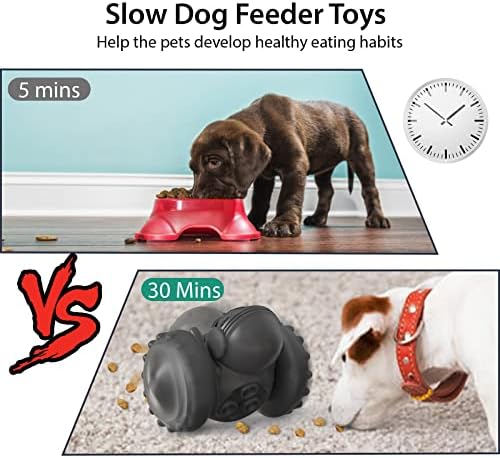 PAZLE PAZLE IMENSER, interaktivni tretirani dispenzer za hranu, Josmax Robot točkove sporih igračaka za pametne pse kako bi ih zauzeli
