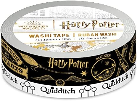 Proizvode za papir Harry Potter Quidditch Match set od 2 folije Accent perilice kaseta za screapbooking i zanat