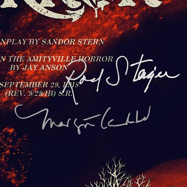 Amityville Horror 1979 Script Limited Signature Edition Studio Licensed Custom frame