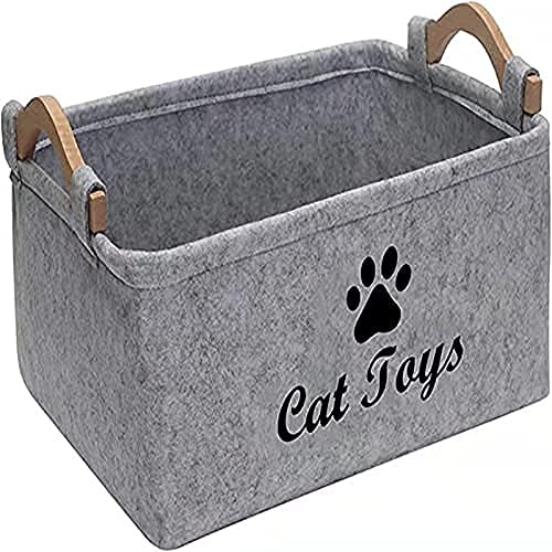 Cuteproducts Sklopiva igračka za pohranu pasa za pohranu kutije sa personaliziranim izvezenim imenom kućnog ljubimca - kutija za pse