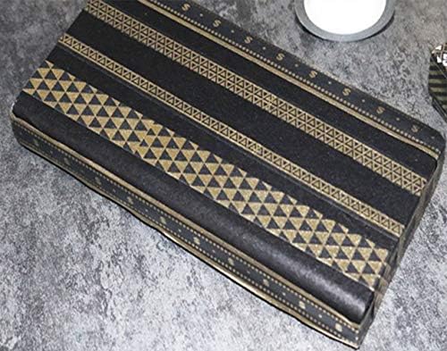 Veylin 10Roll luksuzna crna zlatna praonica, 15 mm zlatna folija ukrasna traka za diy prijenosnog poklon za omotavanje