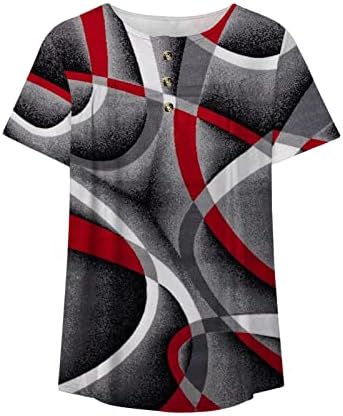 Meka udobna odjeća posada vrat pamuk grafički Casual za žene Ljeto Jesen kratki rukav vrh FT FT