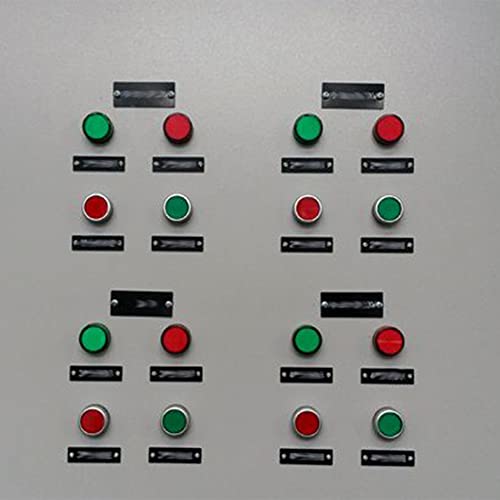 Othro indikator signala Dash Light DC 220V, neon LED žarulje NXD-21 crvena, 35mm 1.38inch plastična plastična ploča montira signal