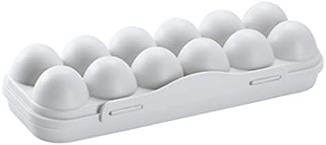 12/18 Grid kutija za jaja posuda za hranu Organizator frižidera kutija za skladištenje oštri Kuhinjski alati & amp; Gadget Kuhinjski