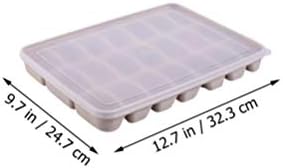 Cabilock kutija za čuvanje jaja kontejneri za skladištenje hrane Organizator za knedle prozirna kutija za skladištenje hrane za kuhinju