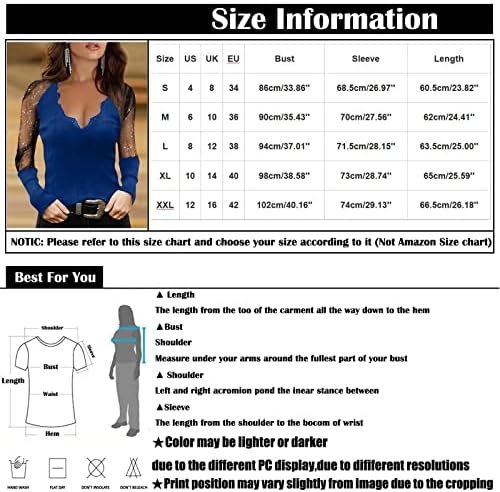 Majice NOKMOPO za žene modni tanak pozicioniranje tiskane s majice s dugim rukavima V-izrez opružne majice