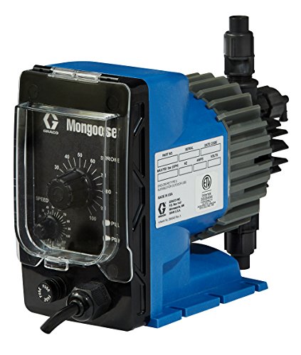 Graco Mongoose A21015 električna hemijska mjerna pumpa, 45 GPD, 240 VAC, PVDF