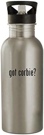Knick klack pokloni dobio je Corbie? - 20oz boca od nehrđajućeg čelika, srebrna